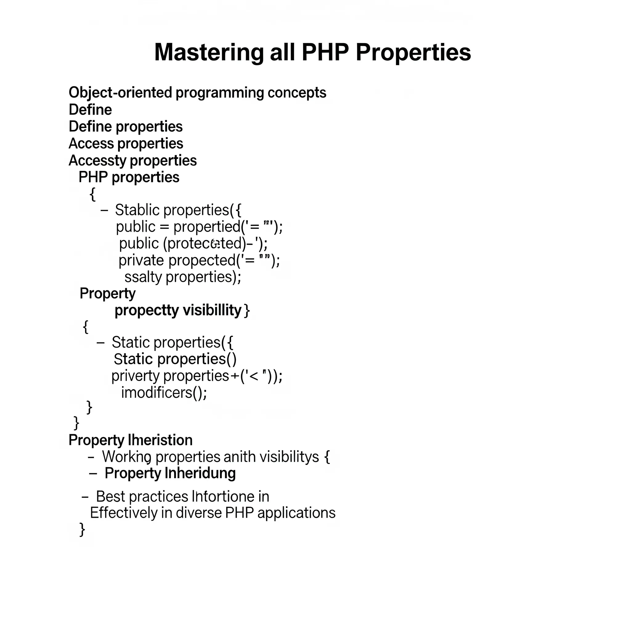دليل شامل لإتقان جميع خواص PHP
